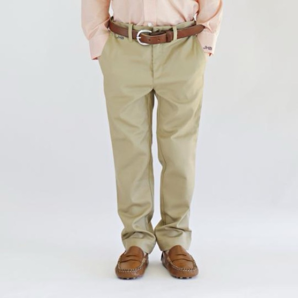 Brown Bowen Co. Boys 6 Palmetto Sport Chino Pants Khaki Tan Classic‎ Prep Luxury